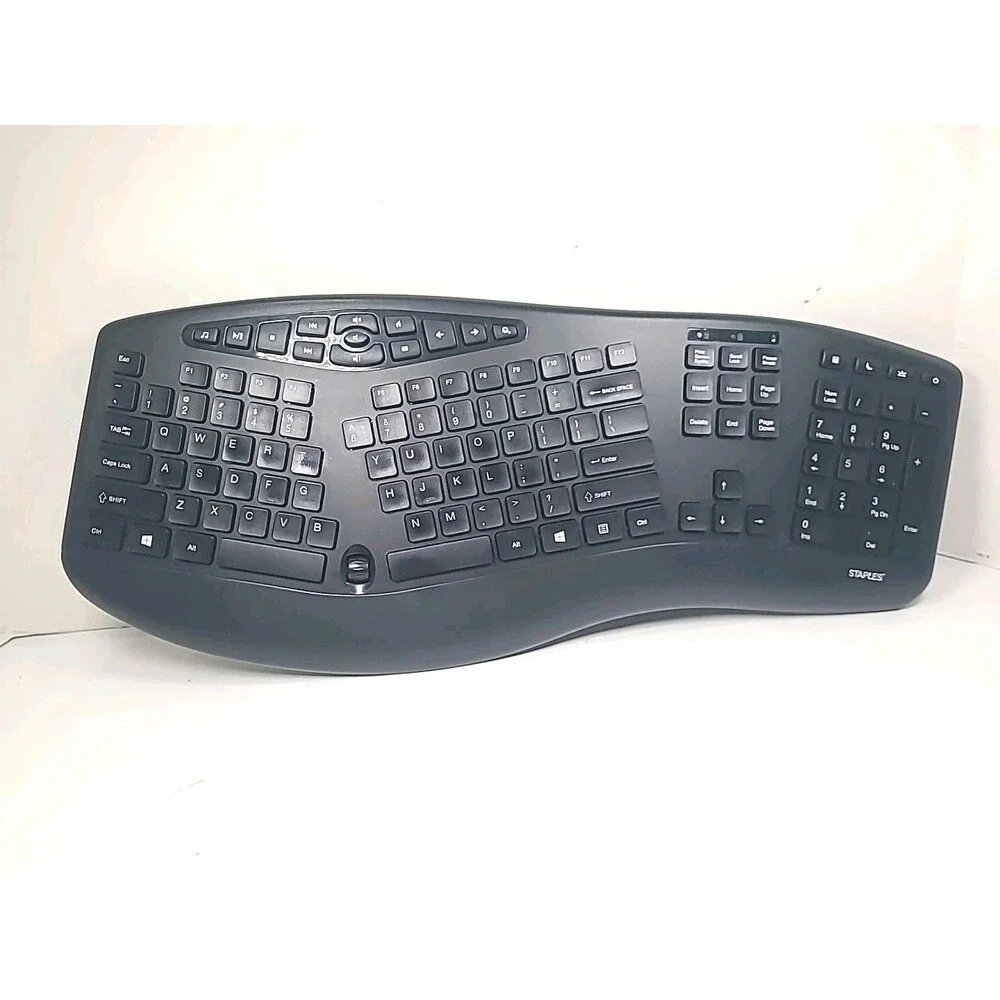 Staples Wireless Ergo Keyboard Used Tested